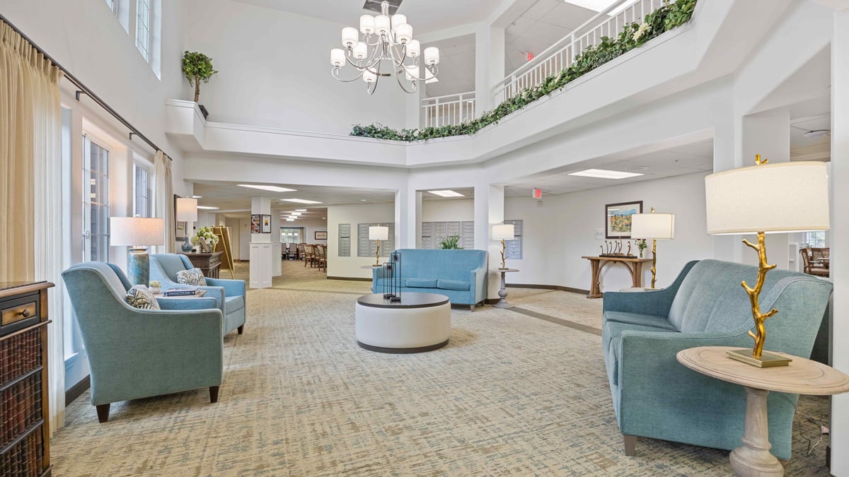 The atrium at Bella Vista